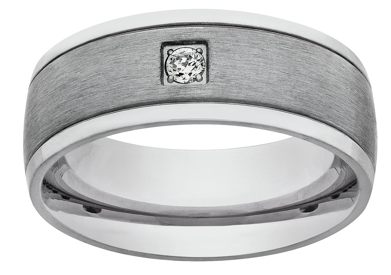 Revere Mens Stainless Steel Matt and Polished  Ring Review