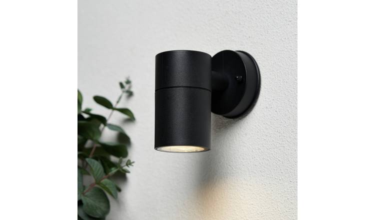 Coast FERN IP65 Black Outdoor Wall Down Light