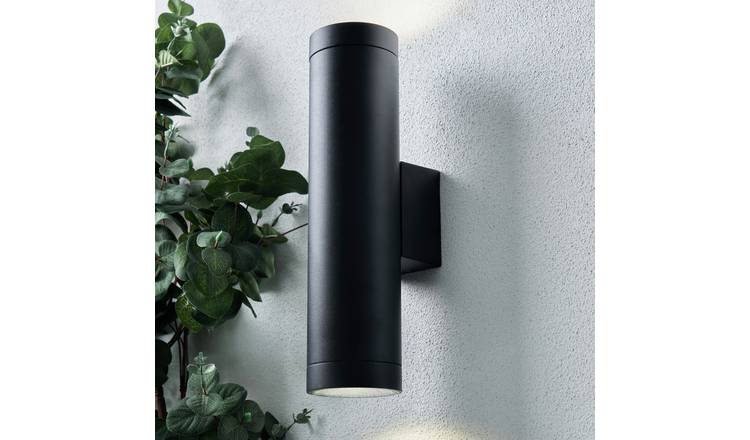 Zink FINN IP65 Black LONG Outdoor Wall Up & Down Light