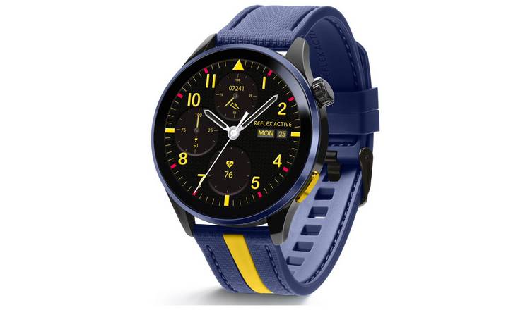 Reflex Active Series 54 Blue Strap Calling Smart Watch