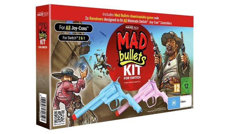 Maxx Tech Mad Bullets Kit For Nintendo Switch 2 & 1