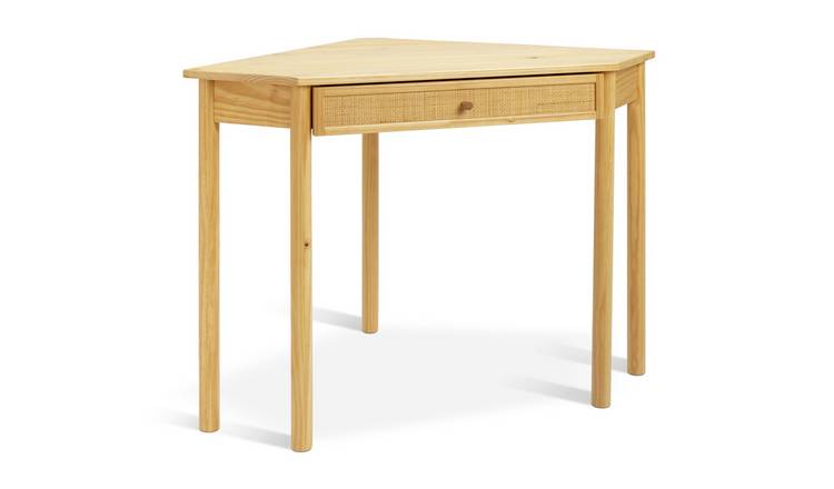 Habitat Simone 1 Drawer Corner Office Desk - Oak