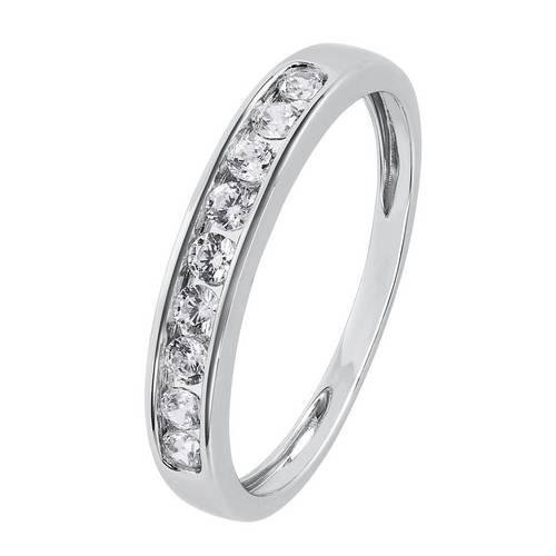 Buy Revere 9ct White Gold Channel Set Eternity Ring P Womens rings Argos