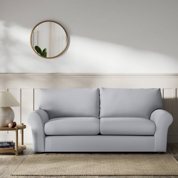 Habitat Molton Fabric 3 Seater Sofa - Grey 0