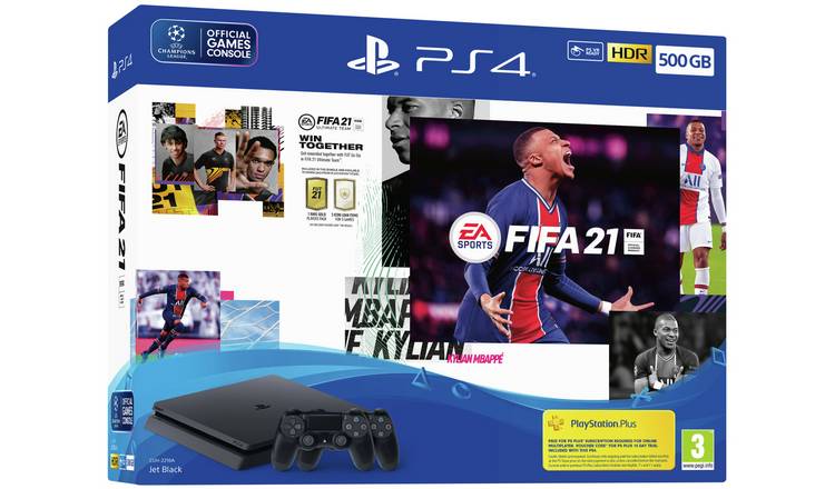 Buy Sony Ps4 500gb Console Fifa 21 And Dualshock 4 Bundle Ps4 Consoles Argos