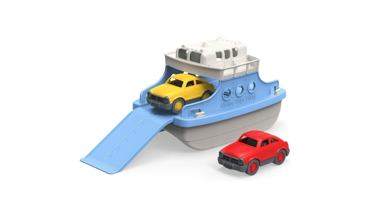 Green Toys Ferry Boat with Cars - 3 Years +