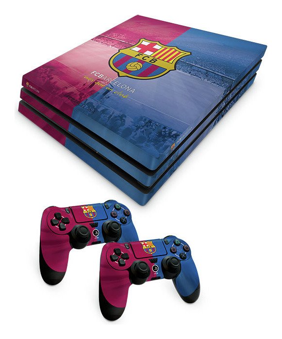 Barcelona FC PS4 Pro Skin Bundle.