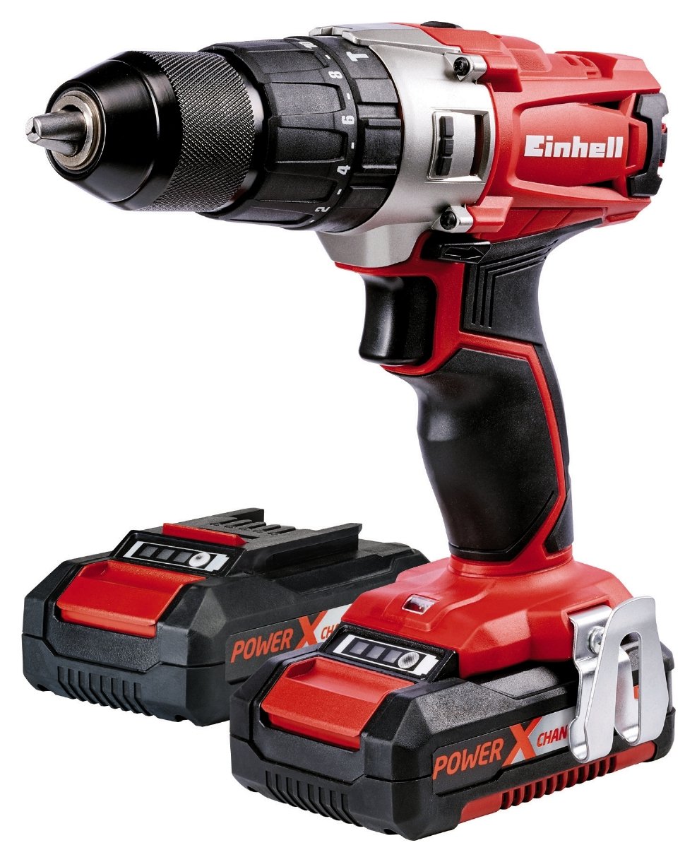 Einhell Power X Change Li ion Cordless Combi Drill Kit 18V Review