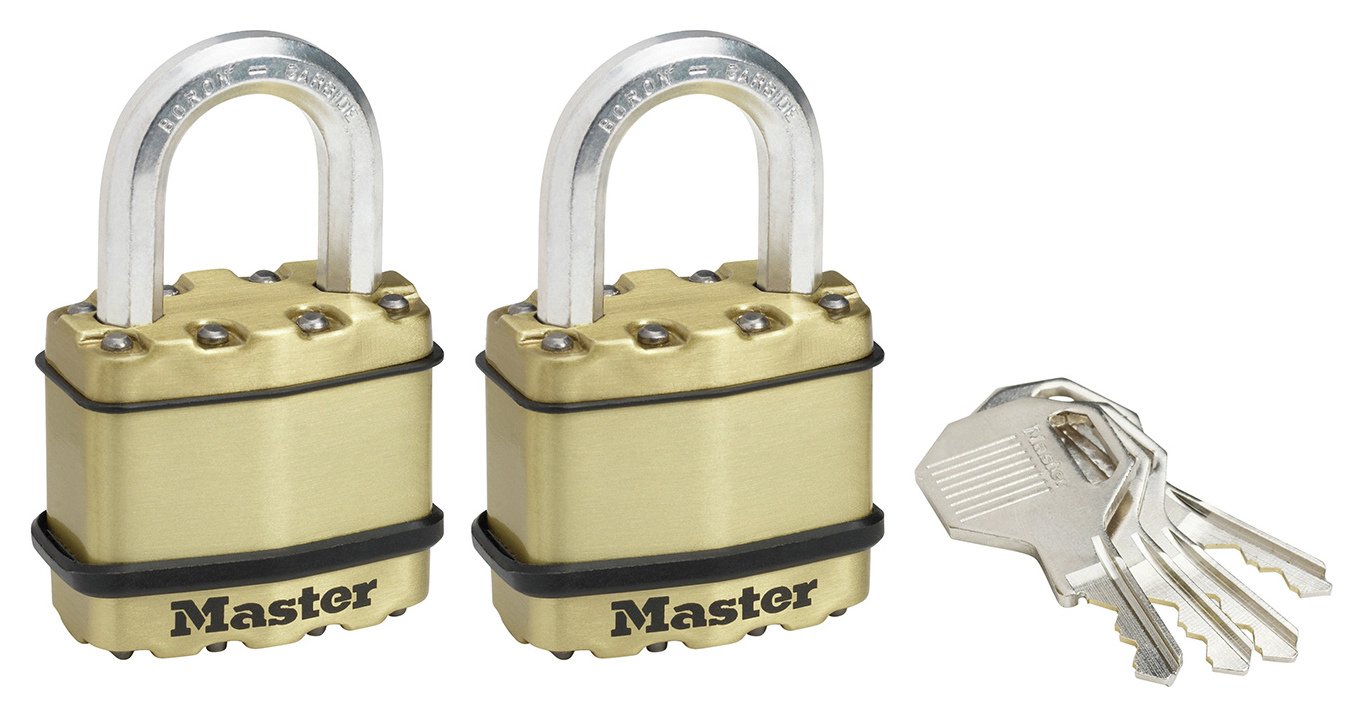 Master Lock Excell 45mm Laminated Padlock - Pack of 2. Review