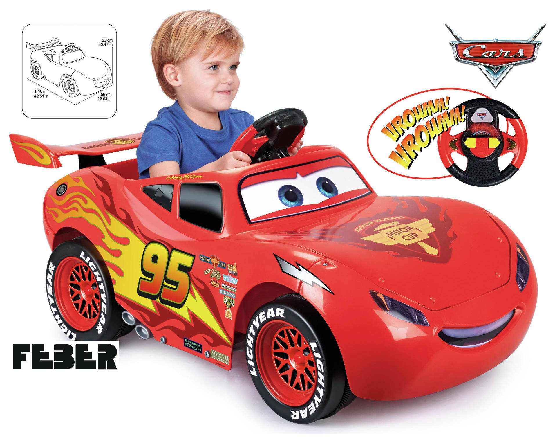 disney cars 3 6v mcqueen powered car