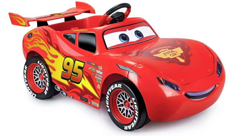 Huffy Disney Pixar Cars Lightning McQueen 6V Battery-Powered Ride On ...