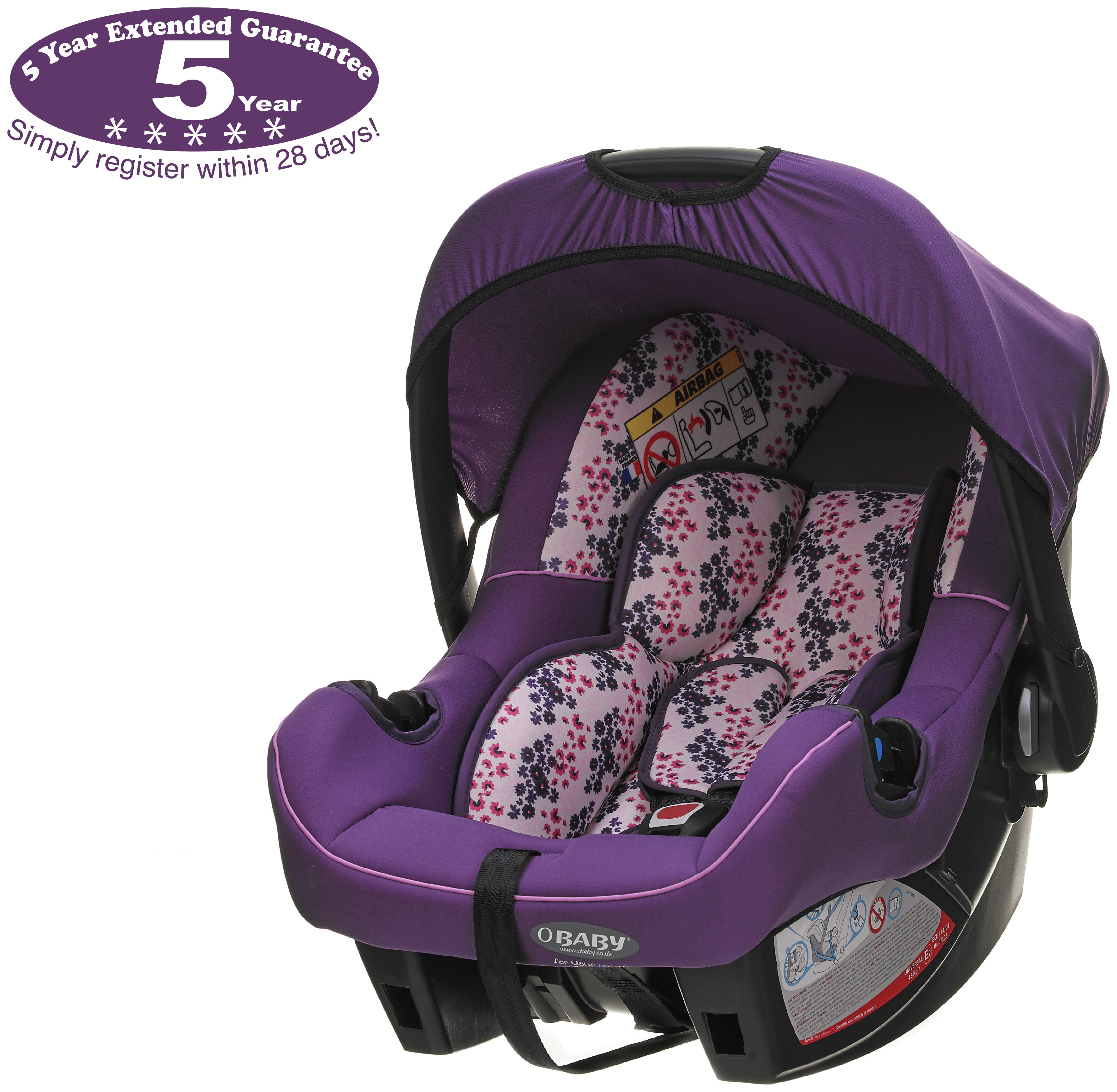 Obaby Chase Group 0+ Infant Car Seat - Little Cutie Review