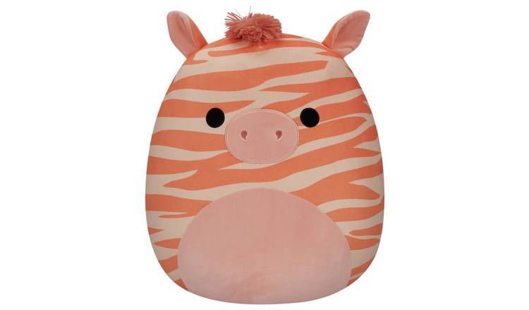 Original Squishmallows 20-inch - Josue the Peach Zebra