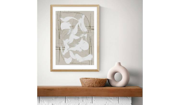 East End Prints 19 Oak Frame Art Print - A3