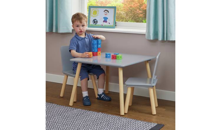 Liberty House Nursery Table and Chair Set - Grey