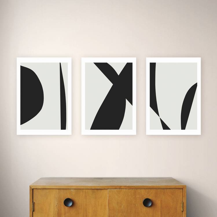 East End Prints Abstract Art Print Set - A2 0