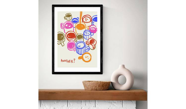 East End Prints Another Black Frame Art Print - A2