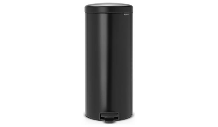 Brabantia 30L New  Icon Pedal Bin - Matt Black