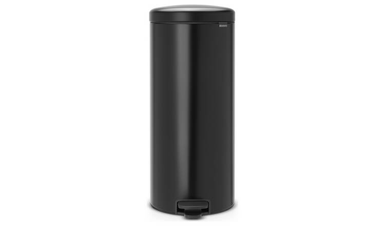 Brabantia 30 Litre New Icon Pedal Bin - Matt Black