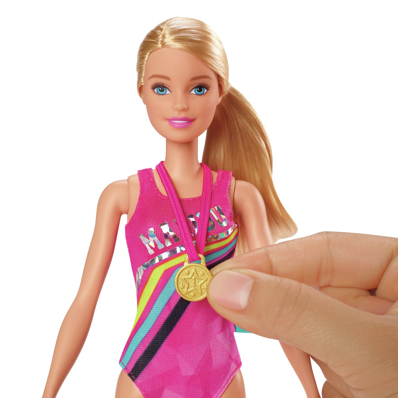 barbie flipping fun gymnast set argos