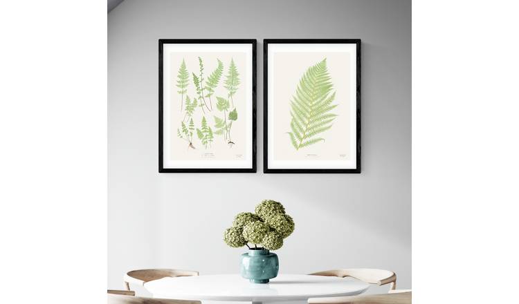 East End Prints Botan Vintage Black Frame Art Print - A2