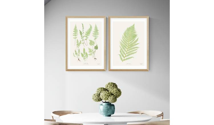 East End Prints Botan Vintage Oak Frame Art Print - A3