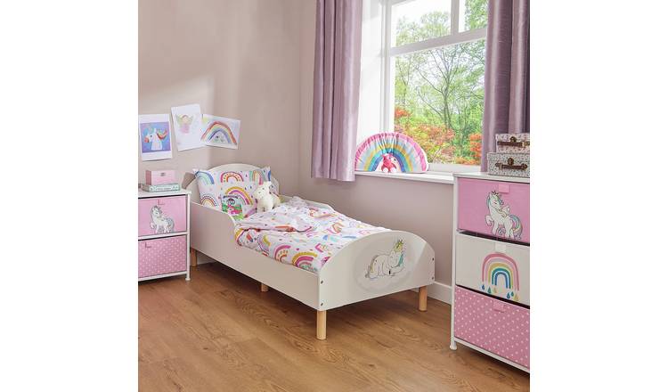 Liberty House Unicorn Toddler Bed - White