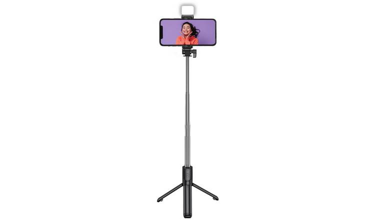 Juice Social 4-in-1 Selfie Stick - Black
