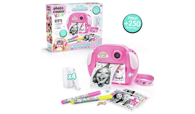 Buy Photo Creator Kids Instant Camera Pink Argos