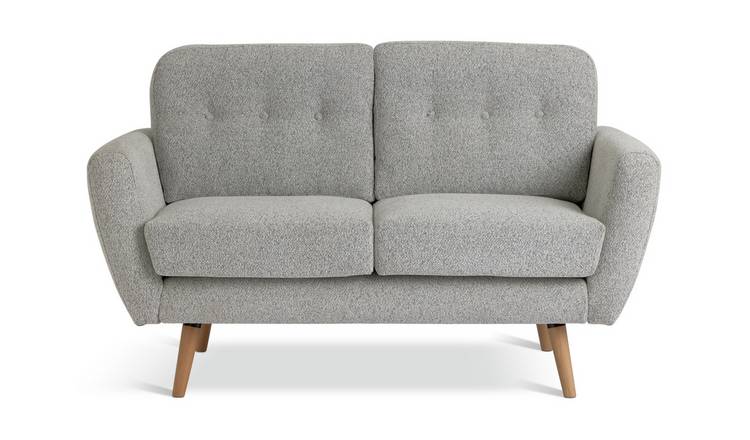 Habitat Finney Fabric 2 Seater Sofa in a Box - Grey