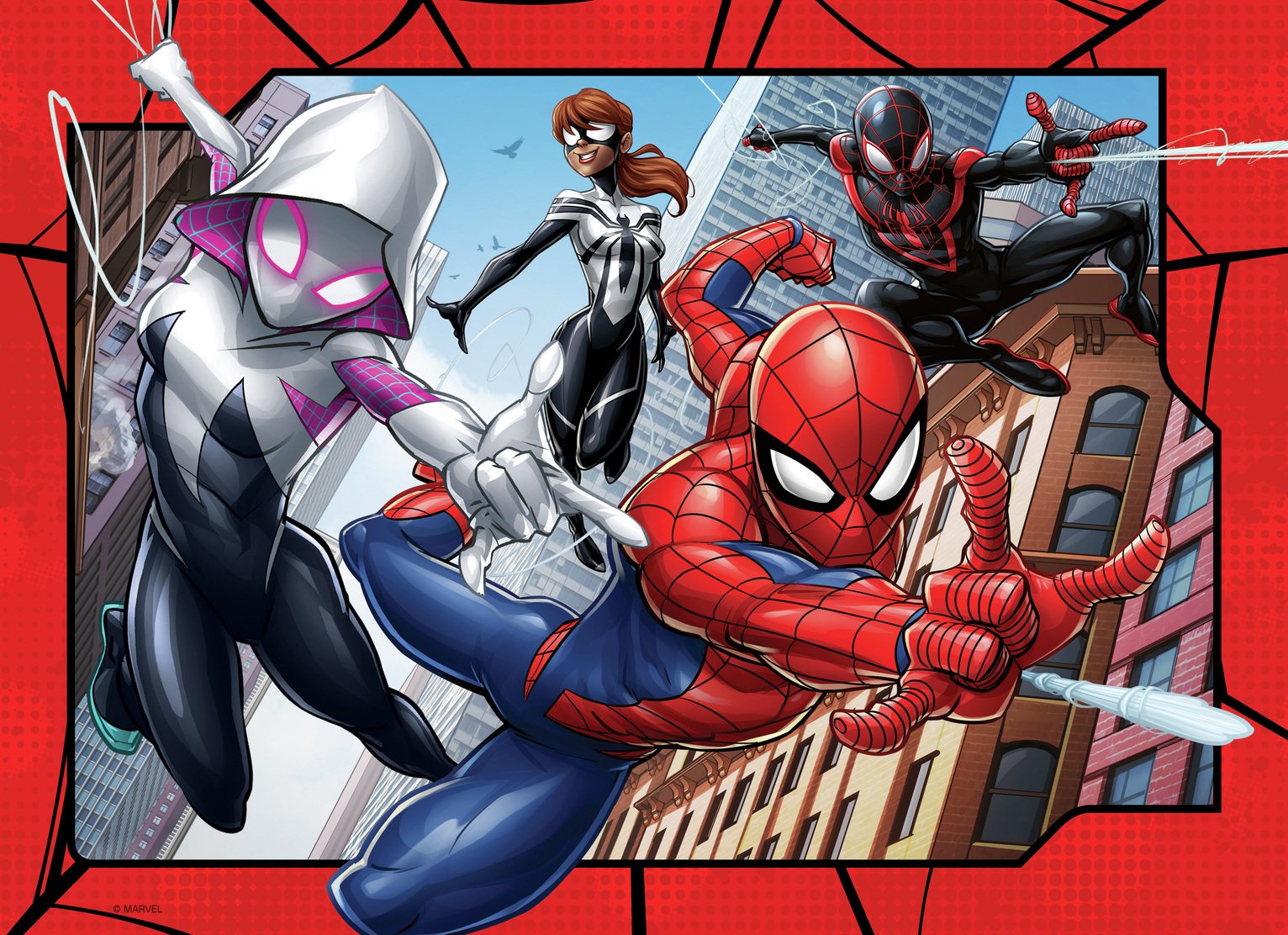 Ravensburger Spider-Man 4x100 Piece Puzzle