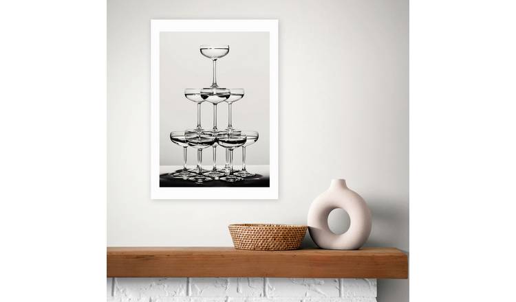 East End Prints Champagne II Art Print - A3