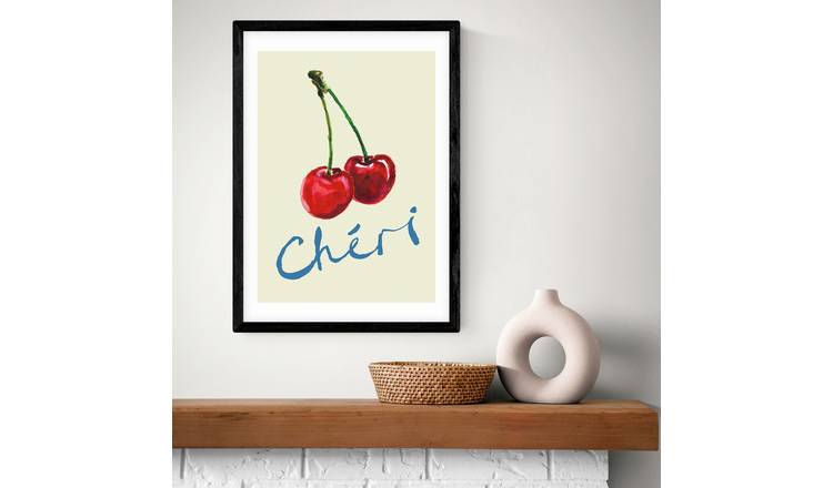 East End Prints Cheri Black Frame Art Print - A2