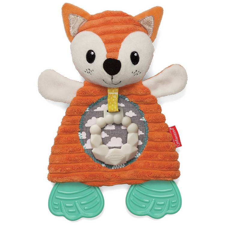 Infantino Fox Cuddly Teether Toy 0