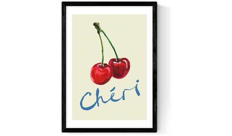 East End Prints Cheri Black Frame Art Print - A3