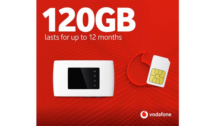 Vodafone 4G 120GB Mobile Wi-Fi Hotspot