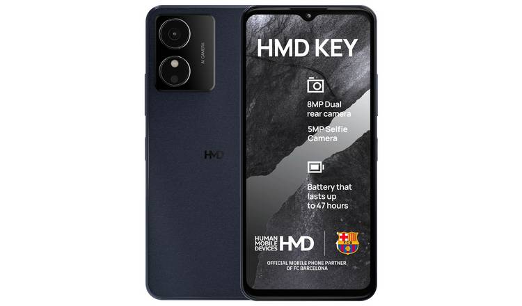 SIM Free HMD Key 32GB Mobile Phone - Midnight Black