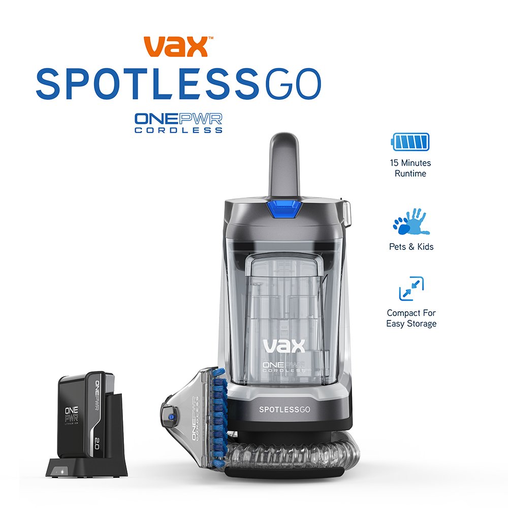 Vax ONEPWR Spotless Go CLCW-MSKS Cordless Spot Washer Review