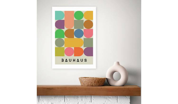 East End Prints Colourful Bauhaus Art Print - A3