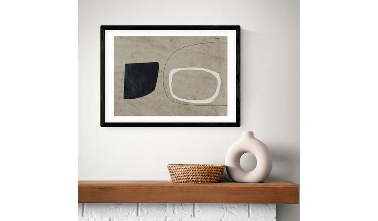 East End Prints Comfort Black Frame Art Print - A3