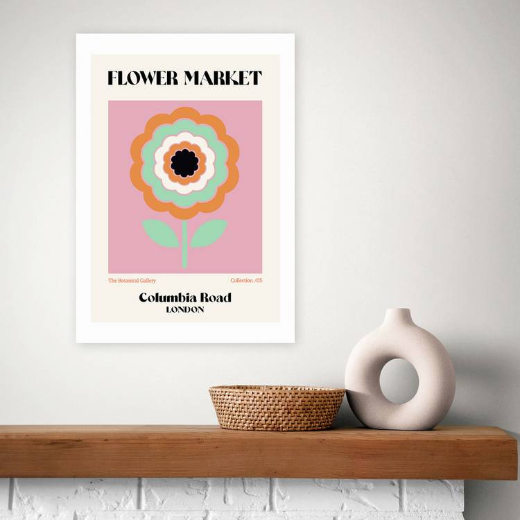 East End Prints Columbia Market Art Print - A3 0