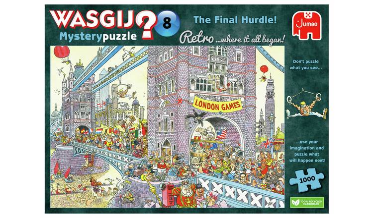 Buy Wasgij Retro The Final Hurdle 1000 Piece Jigsaw Puzzle, Jigsaws and  puzzles