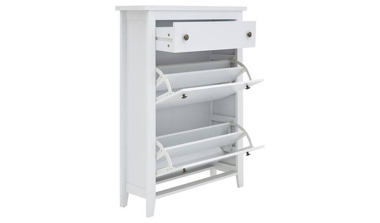 White shoe on sale cabinet argos