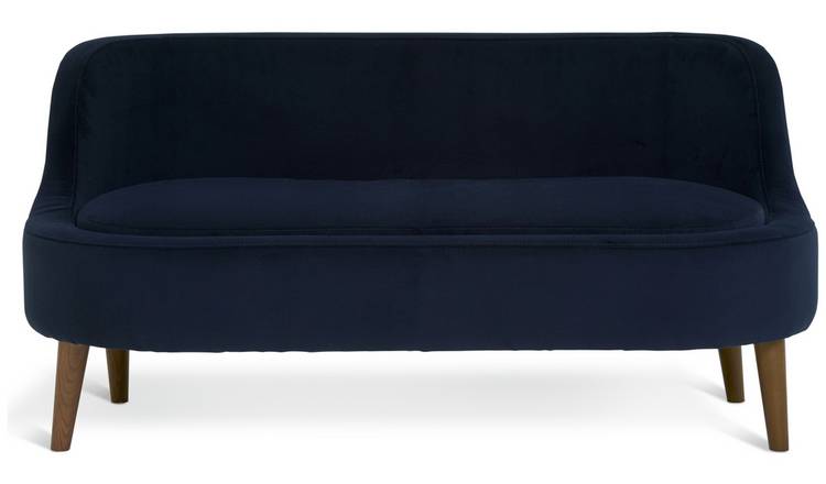 Habitat Beckett Fabric 2 Seater Sofa in a Box - Navy