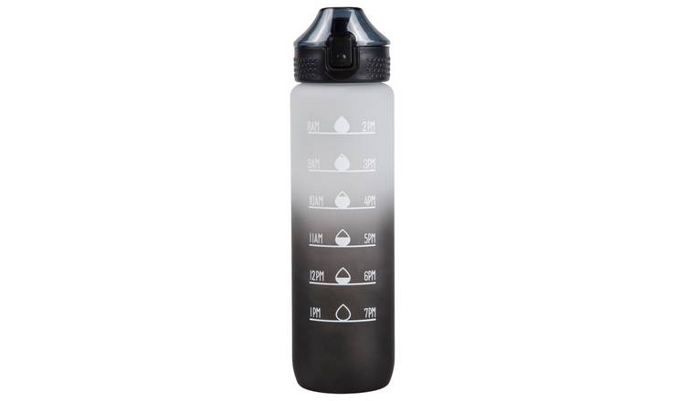 Home Grey Ombre Tracker Sipper Water Bottle - 1 litre