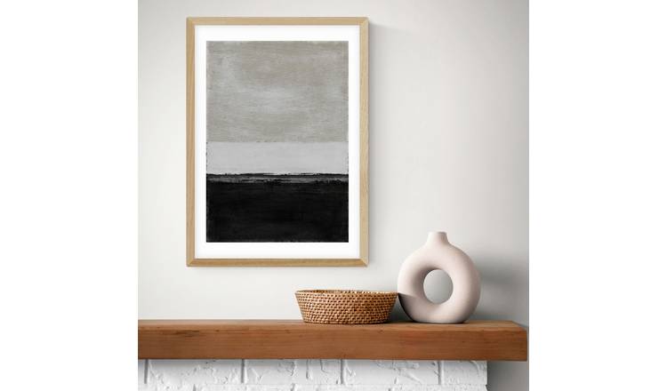 East End Prints Day Oak Frame Art Print - A2