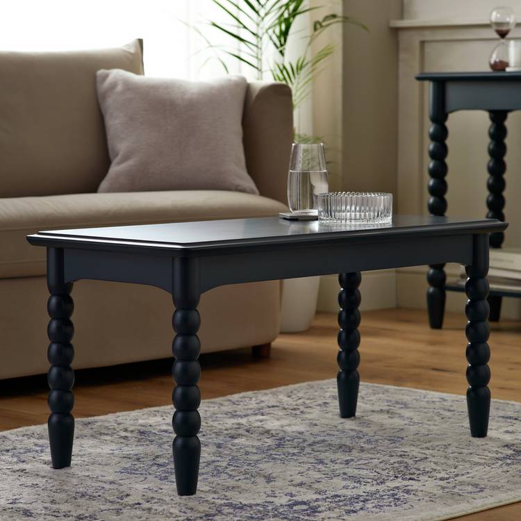 Habitat Blaire Bobbin Coffee Table - Navy 0