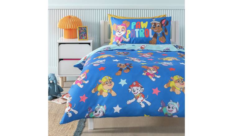 Paw Patrol Blue Chase Kids Bedding Set - Single