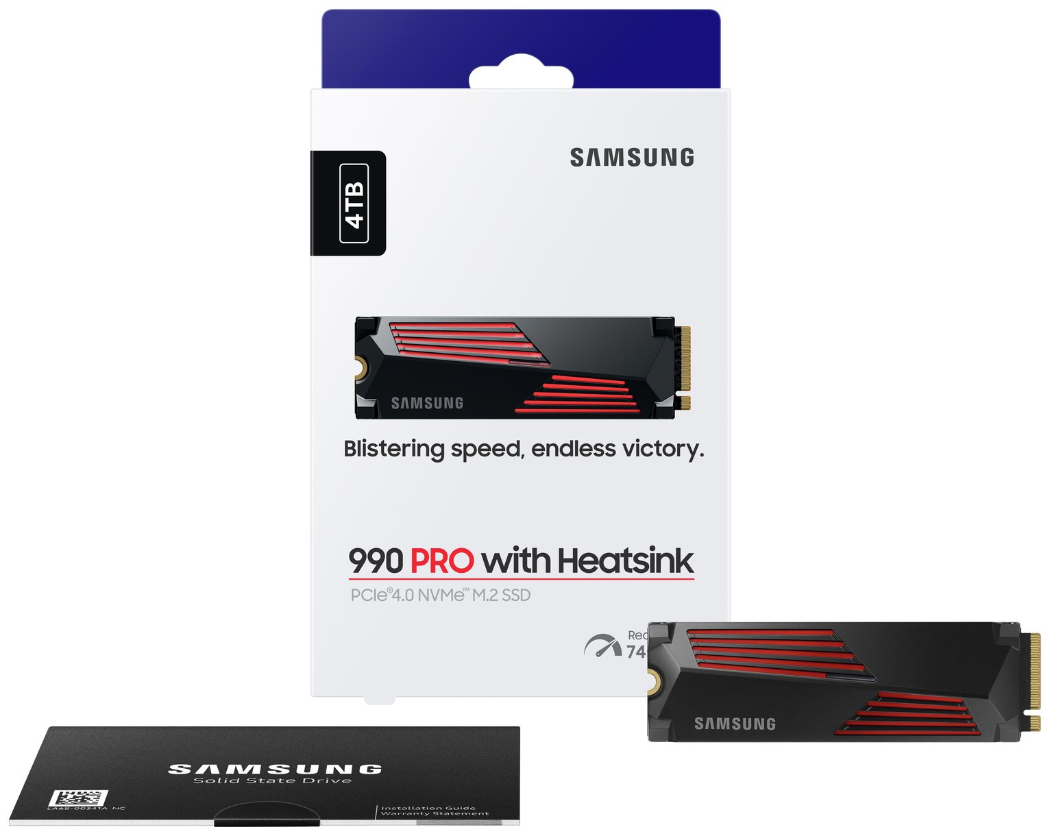 Buy Samsung 990 PRO Heatsink 4TB SSD for PC & PS5 | External hard