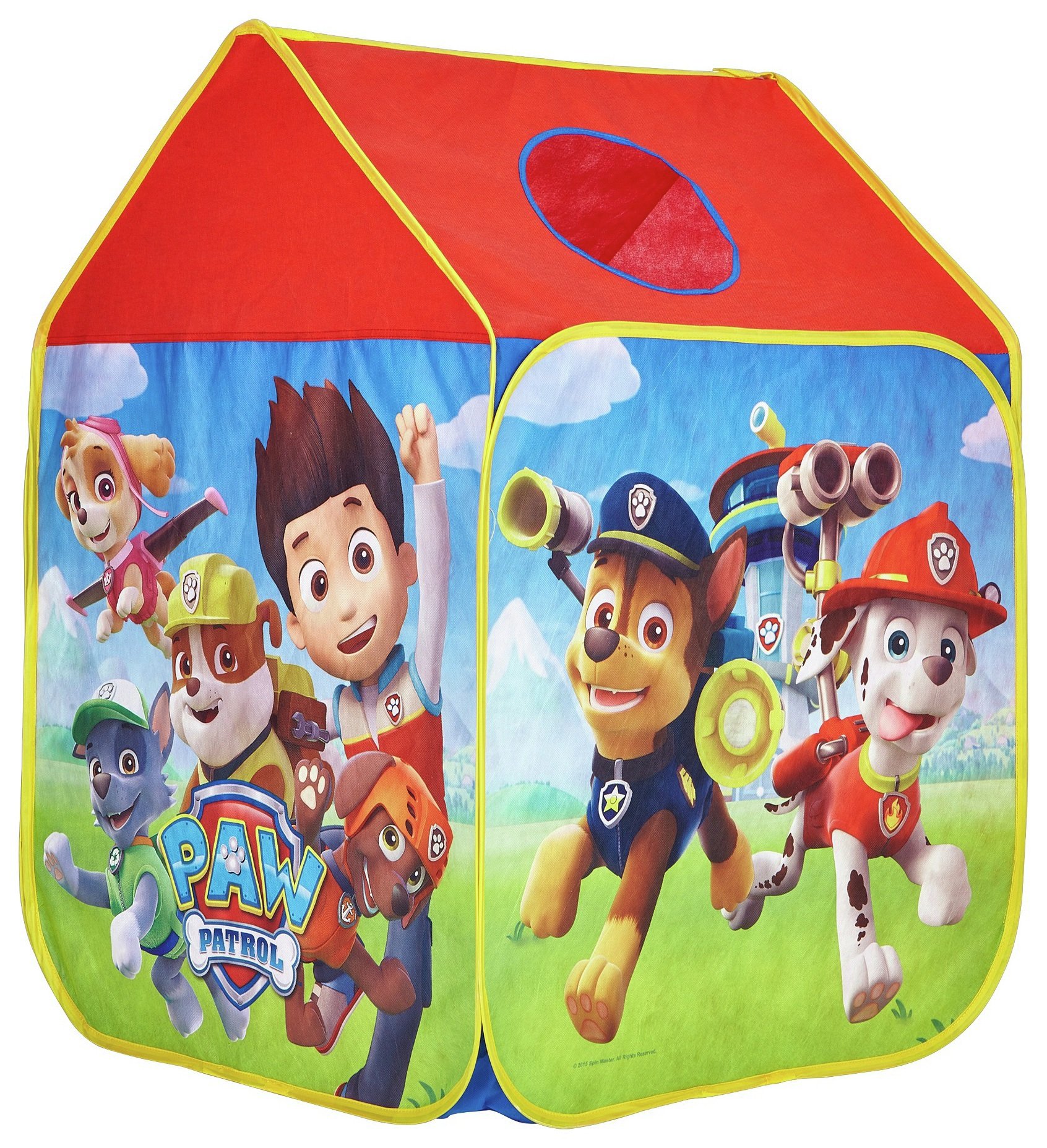 paw patrol tent with tunnel